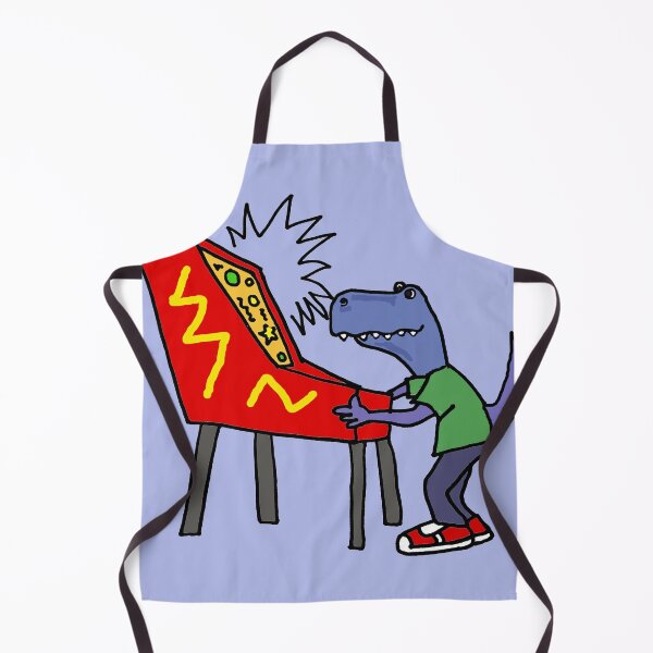 Item preview, Funny T-rex Dinosaur Playing Pinball Macine designed and sold by Nature's Fancy.