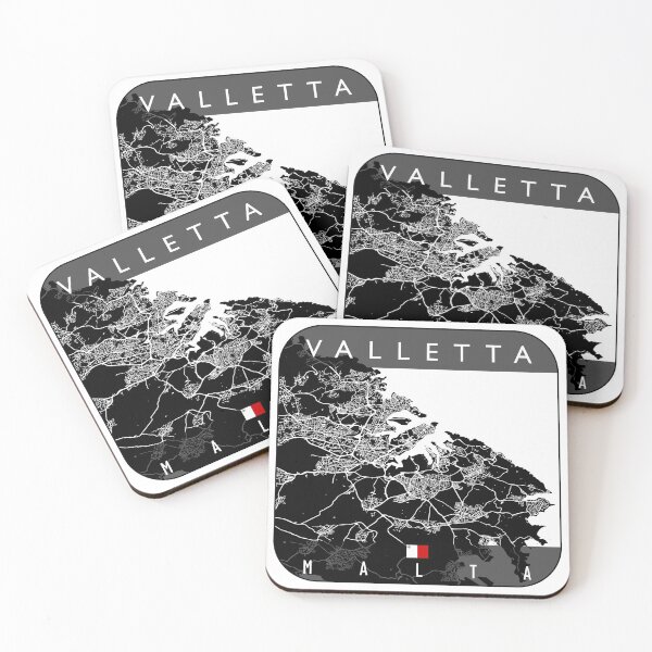 Item preview, VALLETTA MAP MALTA designed and sold by hatimelhag.