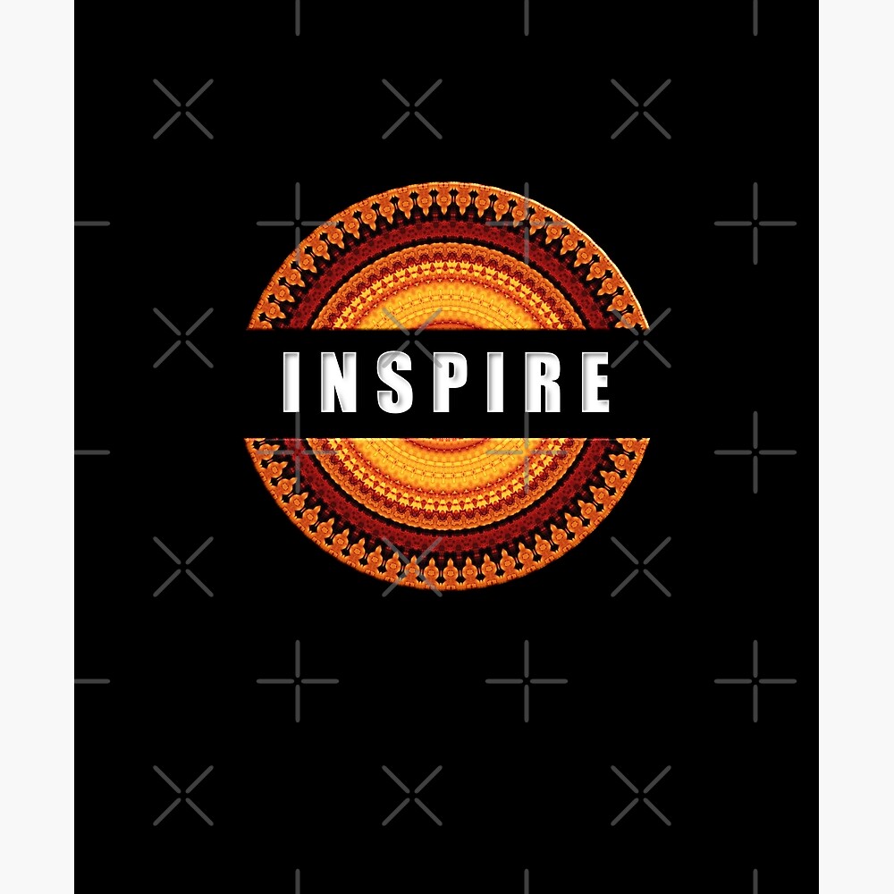 Power To Inspire Emblem, Motivational & Inspirational Design — Poster