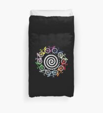 Bike hypnotic Duvet Cover