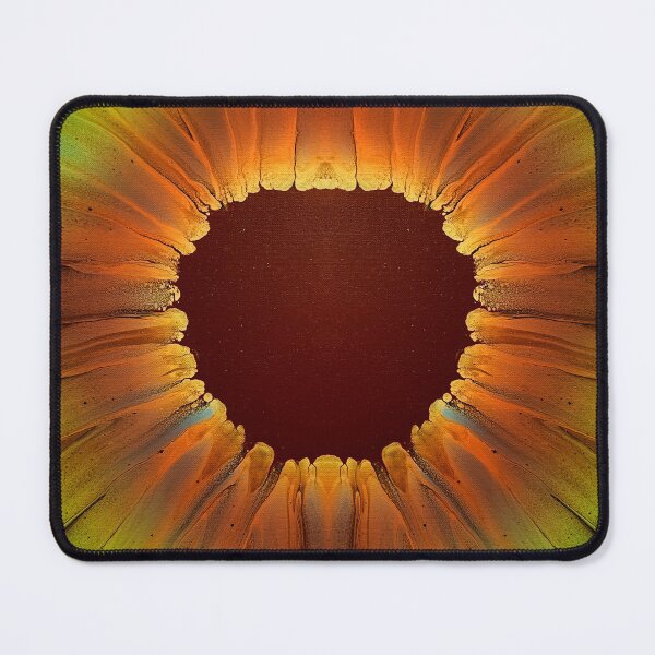 Item preview, Beautiful Sunflower and Autumn Inspired Abstract Fluid Art Acrylic Pour  designed and sold by CrystalCoast.