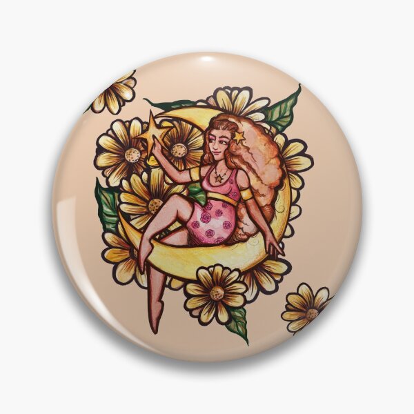 Artikelvorschau, Flower Moon Goddess entworfen und verkauft von FrictionMaxxing.