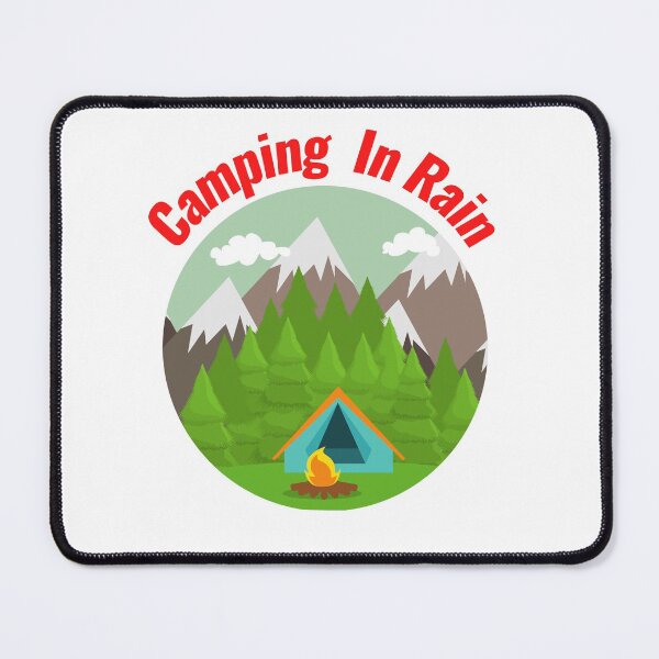 Item preview, Camping In Rain designed and sold by Chanchane Store.