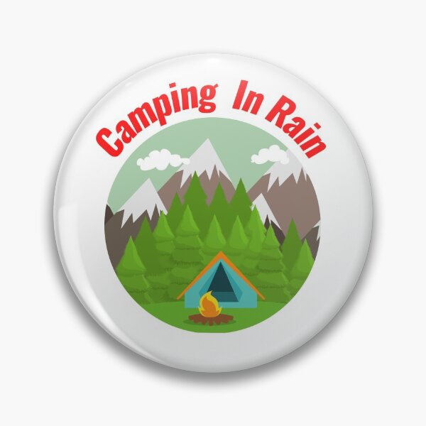 Item preview, Camping In Rain designed and sold by Chanchane Store.