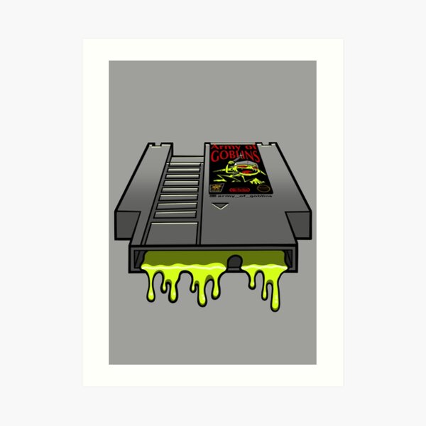 Retro Console Inspired Army Of Goblins Video Game Art Print For Sale By Armyofgoblins Redbubble 4099