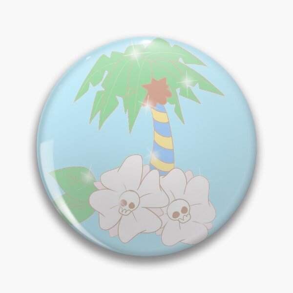 Item preview, Swirly Palm Trees ? (blue and yellow) designed and sold by gross-girl99.