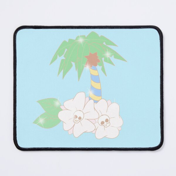 Item preview, Swirly Palm Trees ? (blue and yellow) designed and sold by gross-girl99.