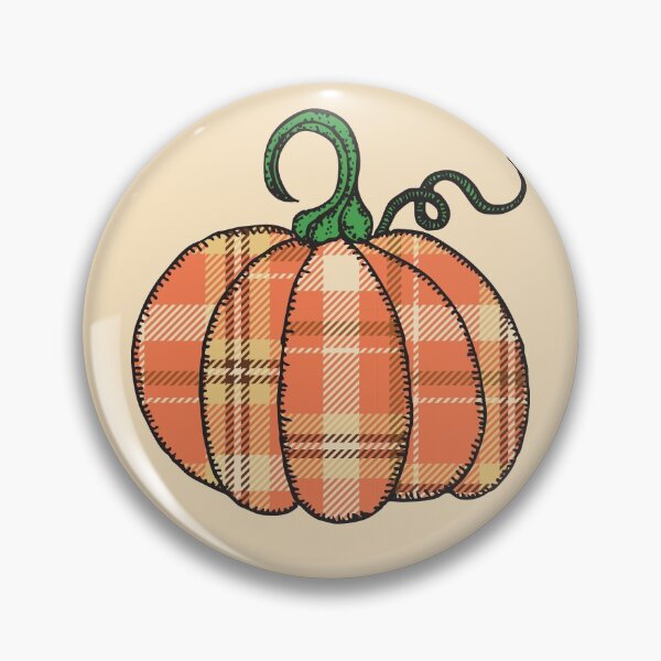 Item preview, Happy Fall Y'all Pumpkin Thanksgiving Buffalo Plaid Pumpkin  designed and sold by dass-art.