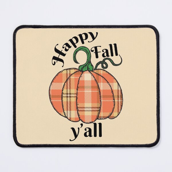 Item preview, Happy Fall Y'all Pumpkin Thanksgiving Buffalo Plaid Pumpkin  designed and sold by dass-art.