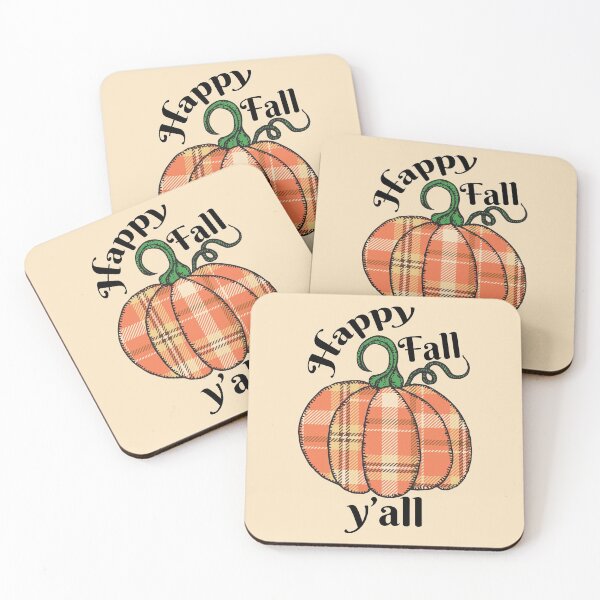 Item preview, Happy Fall Y'all Pumpkin Thanksgiving Buffalo Plaid Pumpkin  designed and sold by dass-art.