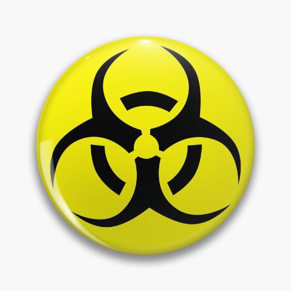 Item preview, Biohazard Black Icon designed and sold by Jonathan  Gillette.