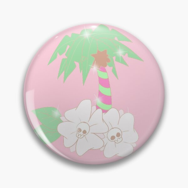 Item preview, Swirly Palm Trees ? (pink and green) designed and sold by gross-girl99.