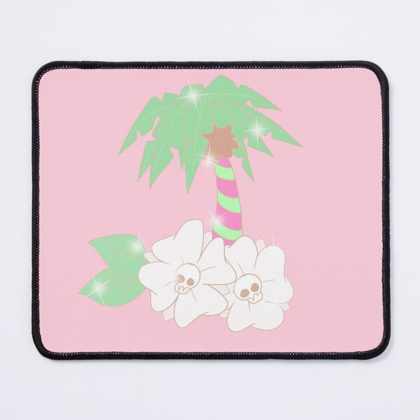 Item preview, Swirly Palm Trees ? (pink and green) designed and sold by gross-girl99.