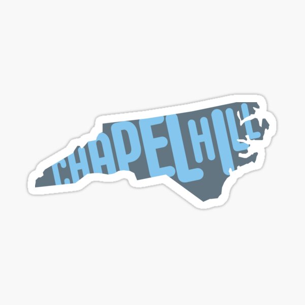 Vista previa del artículo con la obra «Estado de Chapel Hill», diseñado y vendido por RosePetals14.