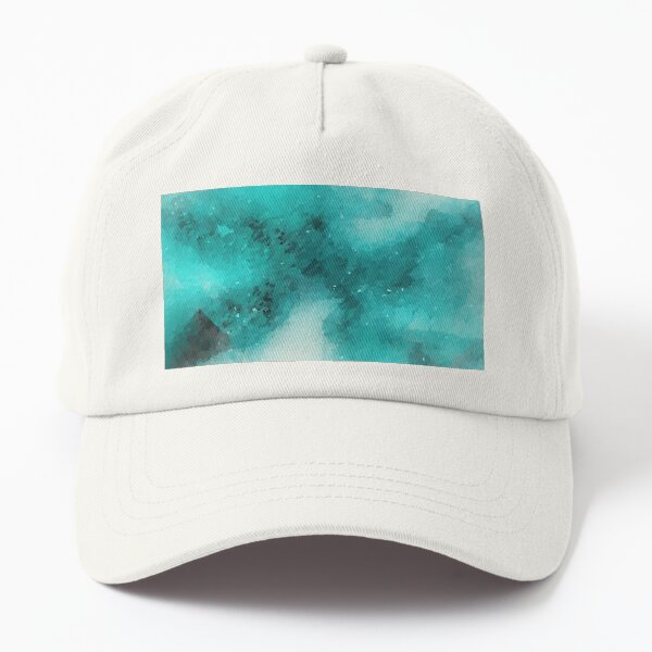 Green Sky Tie Dye Art Dad Hat