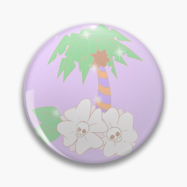 Item preview, Swirly Palm Trees ? (purple and orange) designed and sold by gross-girl99.