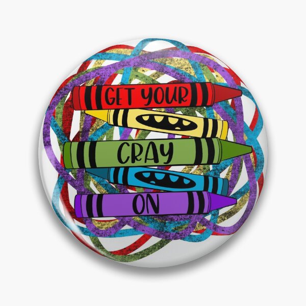 Item preview, Get Your Cray On Scribble Cute designed and sold by Gaiadesigns.
