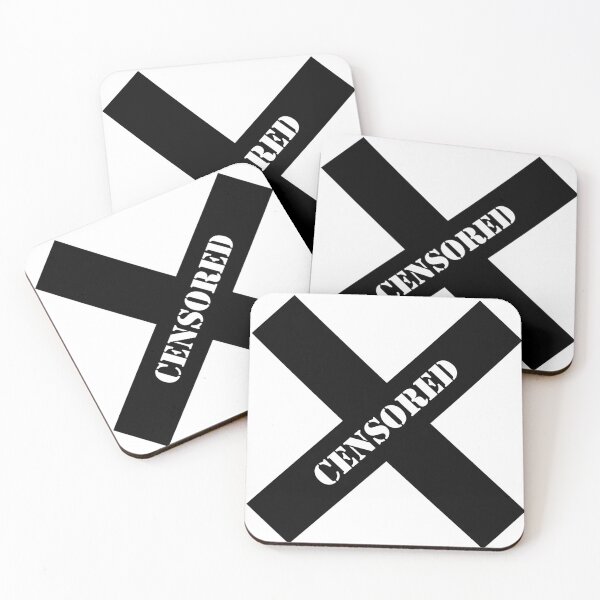 Item preview, Censored - Black designed and sold by ansum.