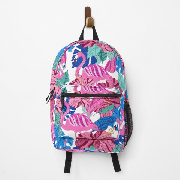 Item preview, Flamingo and hibiscus designed and sold by Cattigal.