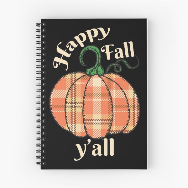 Item preview, Happy Fall Y'all Pumpkin Thanksgiving Buffalo Plaid Pumpkin (black) designed and sold by dass-art.