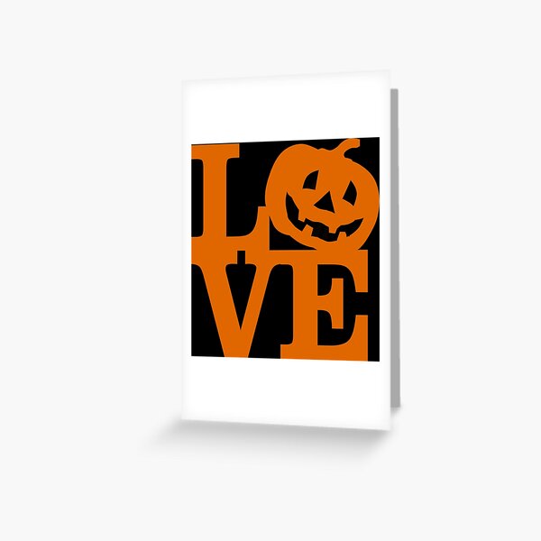 Love Halloween Greeting Card