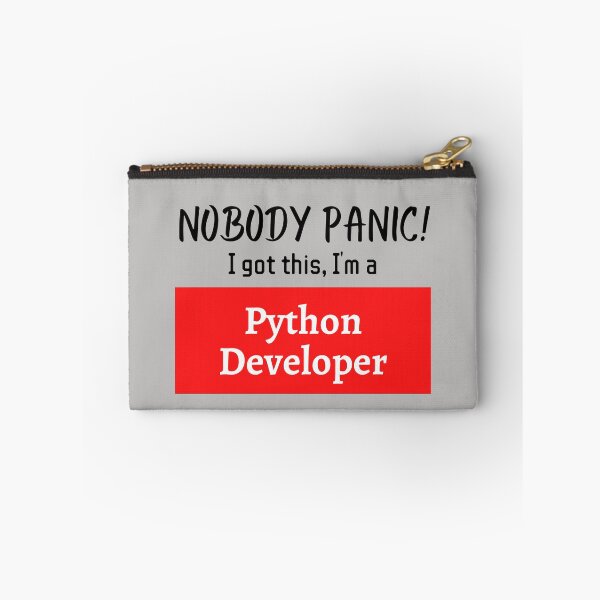 Item preview, Nobody panic ! I got this I'm a Python Developer designed and sold by 1M4NE.