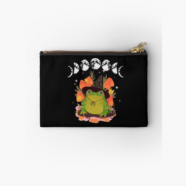 Item preview, Cottagecore Aesthetic Goblincore Frog Wizard on Mushroom designed and sold by Dressed For  Duty.