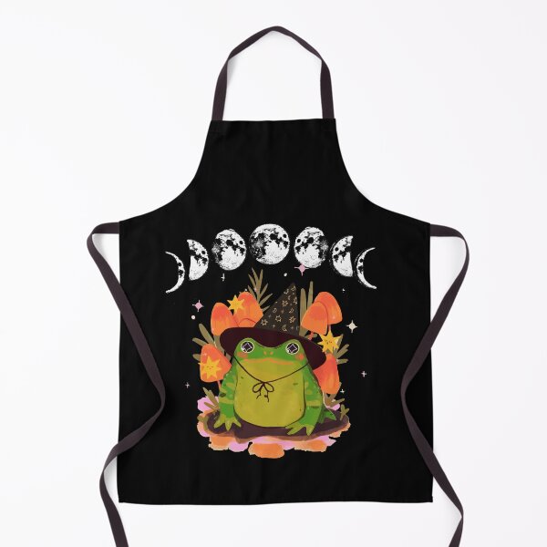 Item preview, Cottagecore Aesthetic Goblincore Frog Wizard on Mushroom designed and sold by Dressed For Duty.