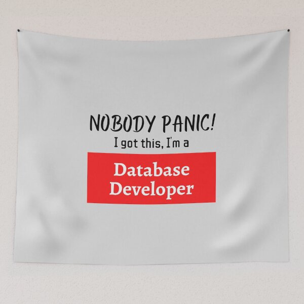 Item preview, Nobody panic ! I got this I'm a Database Developer designed and sold by 1M4NE.