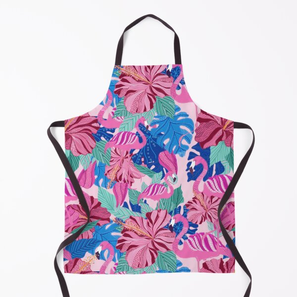Item preview, Flamingo and hibiscus designed and sold by Cattigal.