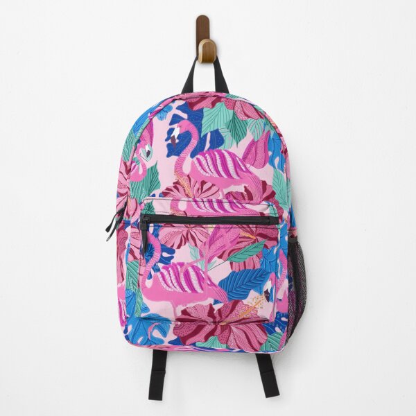Item preview, Flamingo and hibiscus designed and sold by Cattigal.