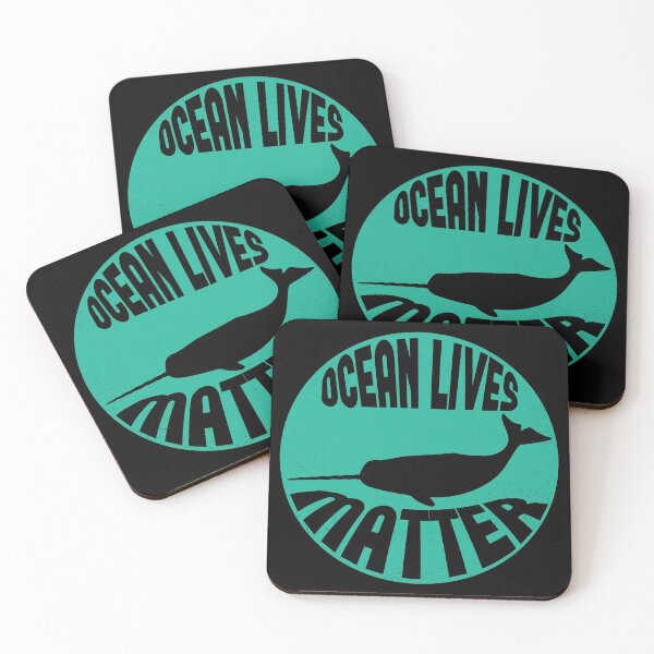 Item preview, Ocean lives matter design a whit narwhal. We have to protect the Narwhales!  designed and sold by NobelFashion.