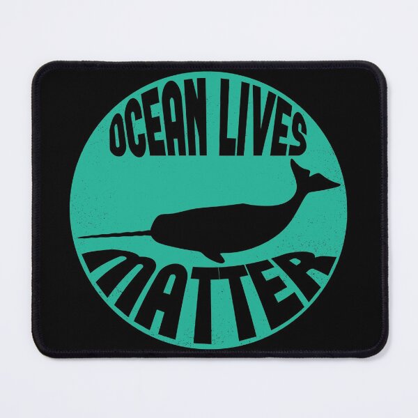Item preview, Ocean lives matter design a whit narwhal. We have to protect the Narwhales! designed and sold by NobelFashion.