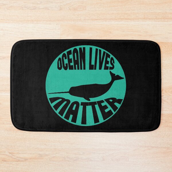 Item preview, Ocean lives matter design a whit narwhal. We have to protect the Narwhales!  designed and sold by NobelFashion.