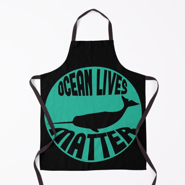 Item preview, Ocean lives matter design a whit narwhal. We have to protect the Narwhales! designed and sold by NobelFashion.