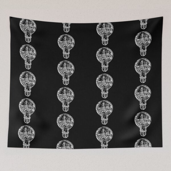 Item preview, LightCity White on Black designed and sold by Nealoc.