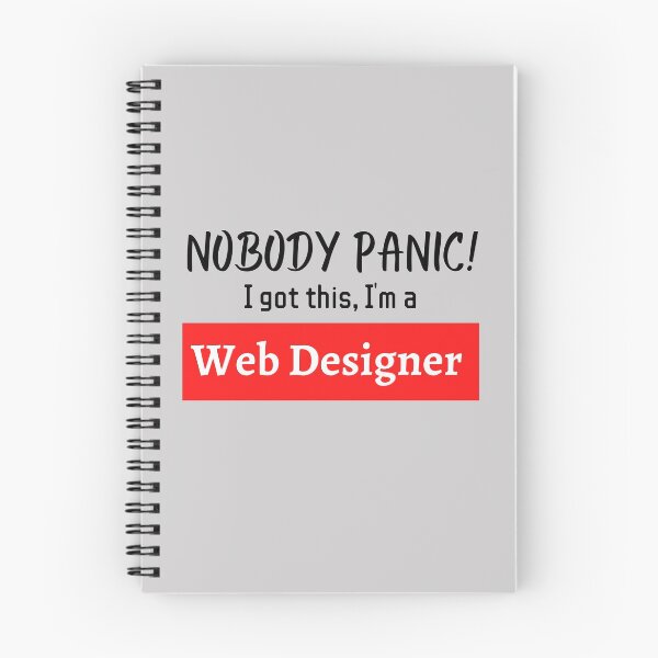 Item preview, Nobody panic ! I got this I'm a Web Designer designed and sold by 1M4NE.