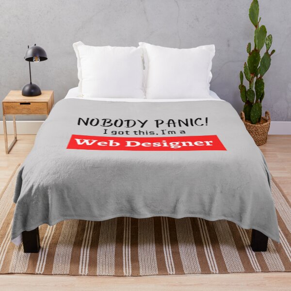 Item preview, Nobody panic ! I got this I'm a Web Designer designed and sold by 1M4NE.