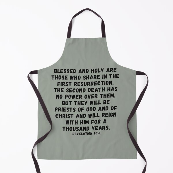 Item preview, Bible Verse Revelation 20:6 Blessed and holy are those who share in the first resurrection. designed and sold by Sheepherder120.