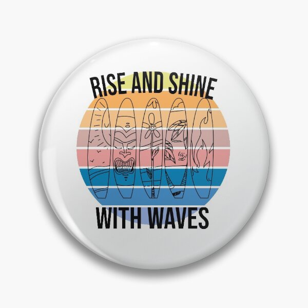 Item preview, Rise and shine with waves designed and sold by felric.