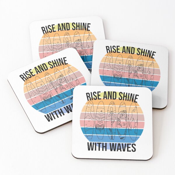 Item preview, Rise and shine with waves designed and sold by felric.