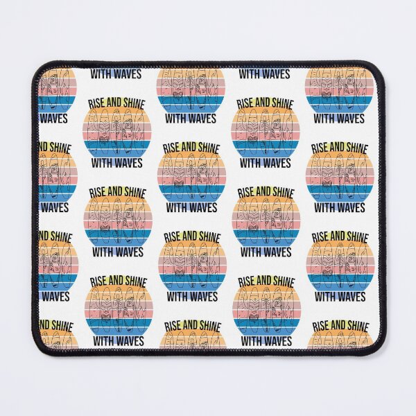 Item preview, Rise and shine with waves designed and sold by felric.