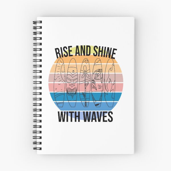 Item preview, Rise and shine with waves designed and sold by felric.