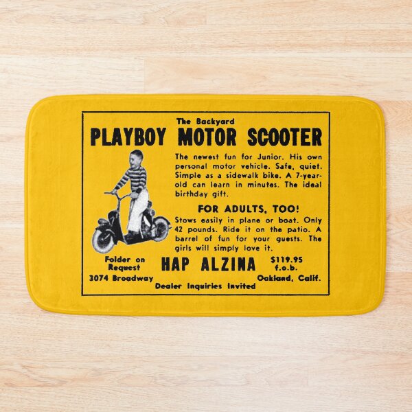 Artikelvorschau, PLAYBOY MOTORROLLER - WERBUNG entworfen und verkauft von ThrowbackAds.
