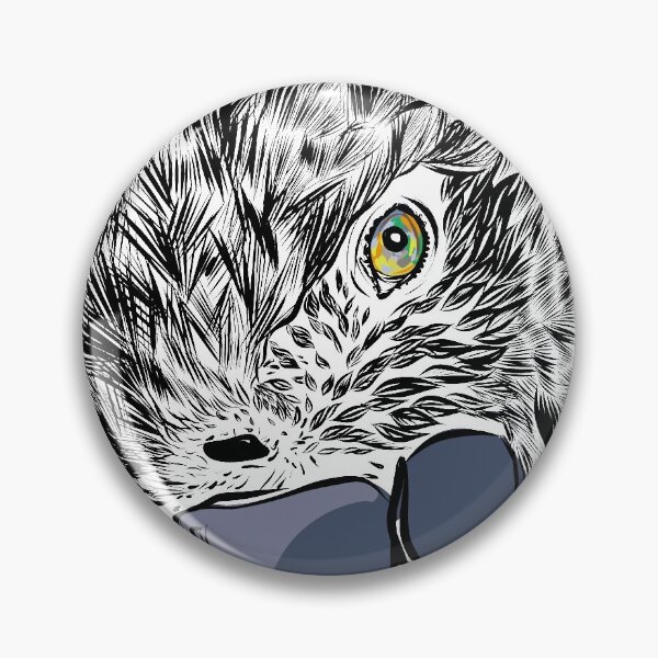 Item preview, Macaw parrot with a huge beak looks at the camera close-up designed and sold by Aroastock.