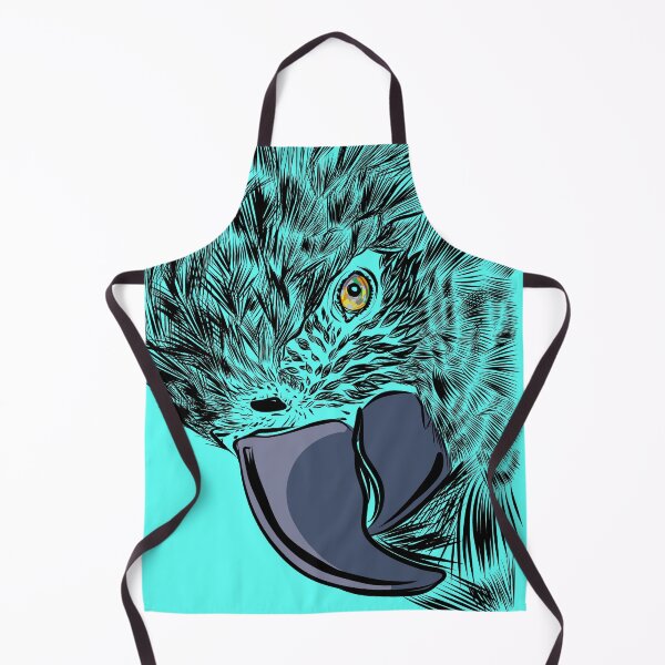 Item preview, Macaw parrot with a huge beak looks at the camera close-up designed and sold by Aroastock.