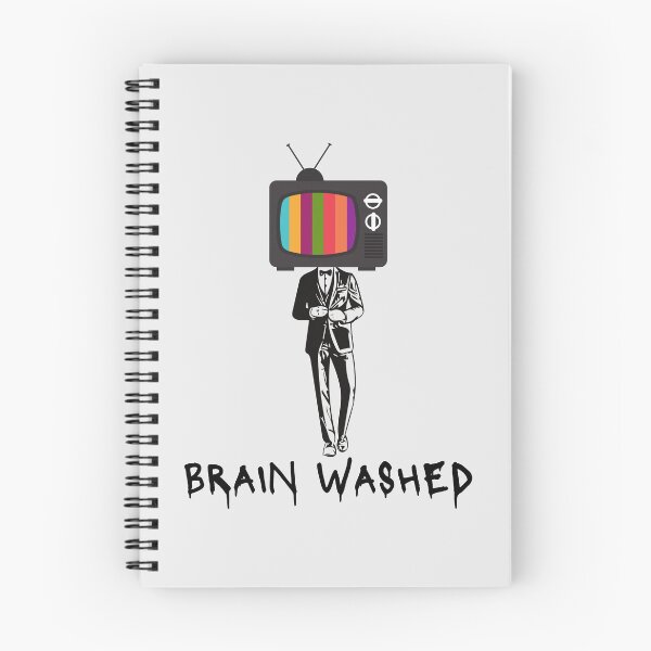 Item preview, Brainwashed Society | Anti-Mainstream Media  designed and sold by NOT-A-SHEEP.