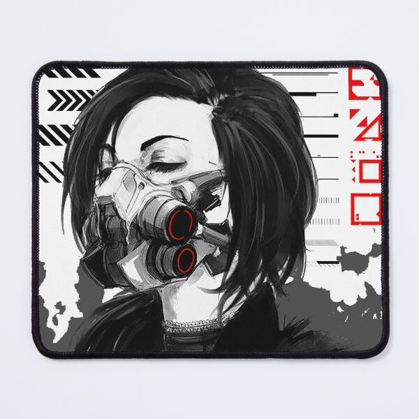 Item preview, Cyberpunk Vaporwave Gas Mask Girl Urban Modern Style designed and sold by OWLvision33.