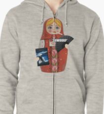 Katya Zamolodchikova Russian Doll Zipped Hoodie