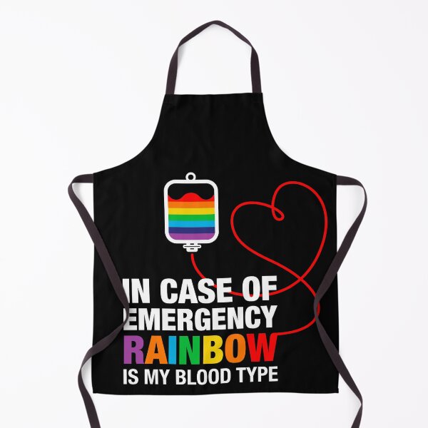 Item preview, Rainbow is my blood type -LGBTQ pride designed and sold by Designs Of all kinds.
